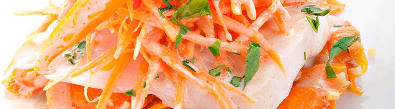 Photo of the dish: monkfish & carrots